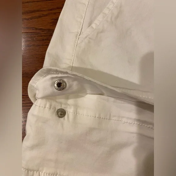 Sanctuary Standard Surplus Shorts Sz 29 White Inseam 5” 6 Pockets Sustainable